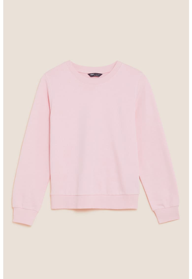 Суитшърт с овално деколте Marks  Spencer
