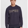 Суитшърт с овално деколте и лого Esprit
