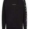 Суитшърт с органичен памук и лого CALVIN KLEIN