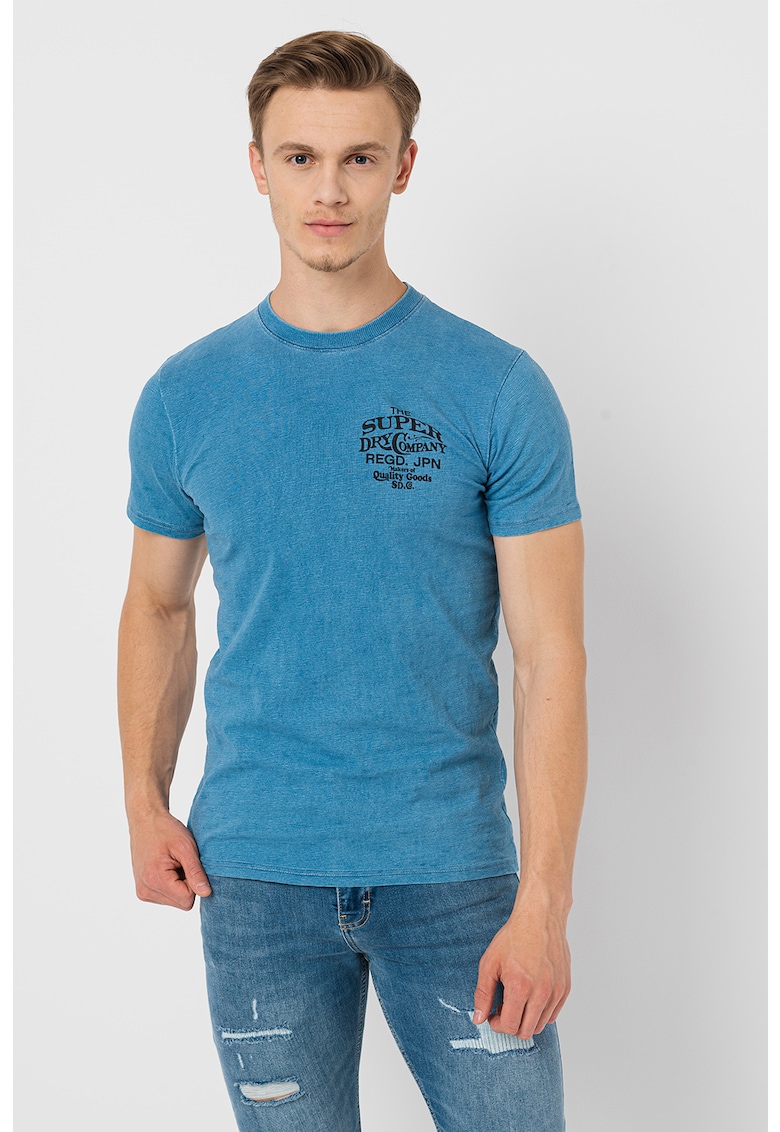 Тениска Vintage Script с лого SUPERDRY