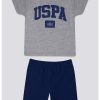 Тениска и шорти с лого US Polo Assn