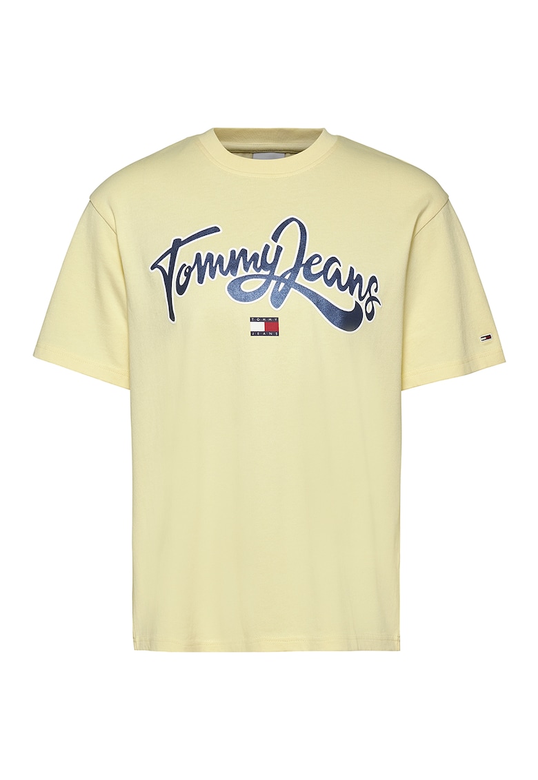 Тениска от органичен памук с лого Tommy Jeans