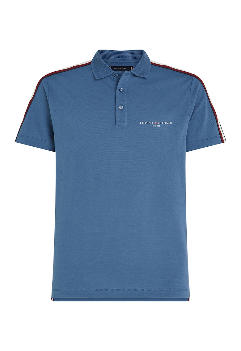 Тениска от органичен памук с яка Tommy Hilfiger
