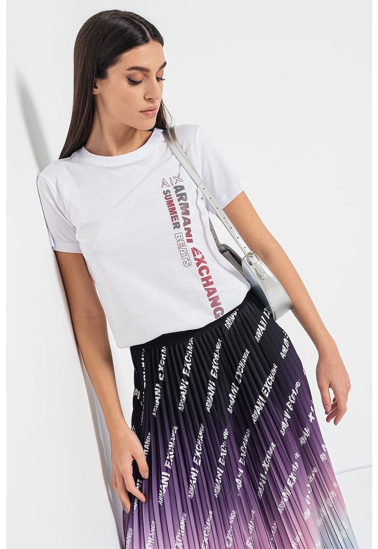 Тениска с лого ARMANI EXCHANGE