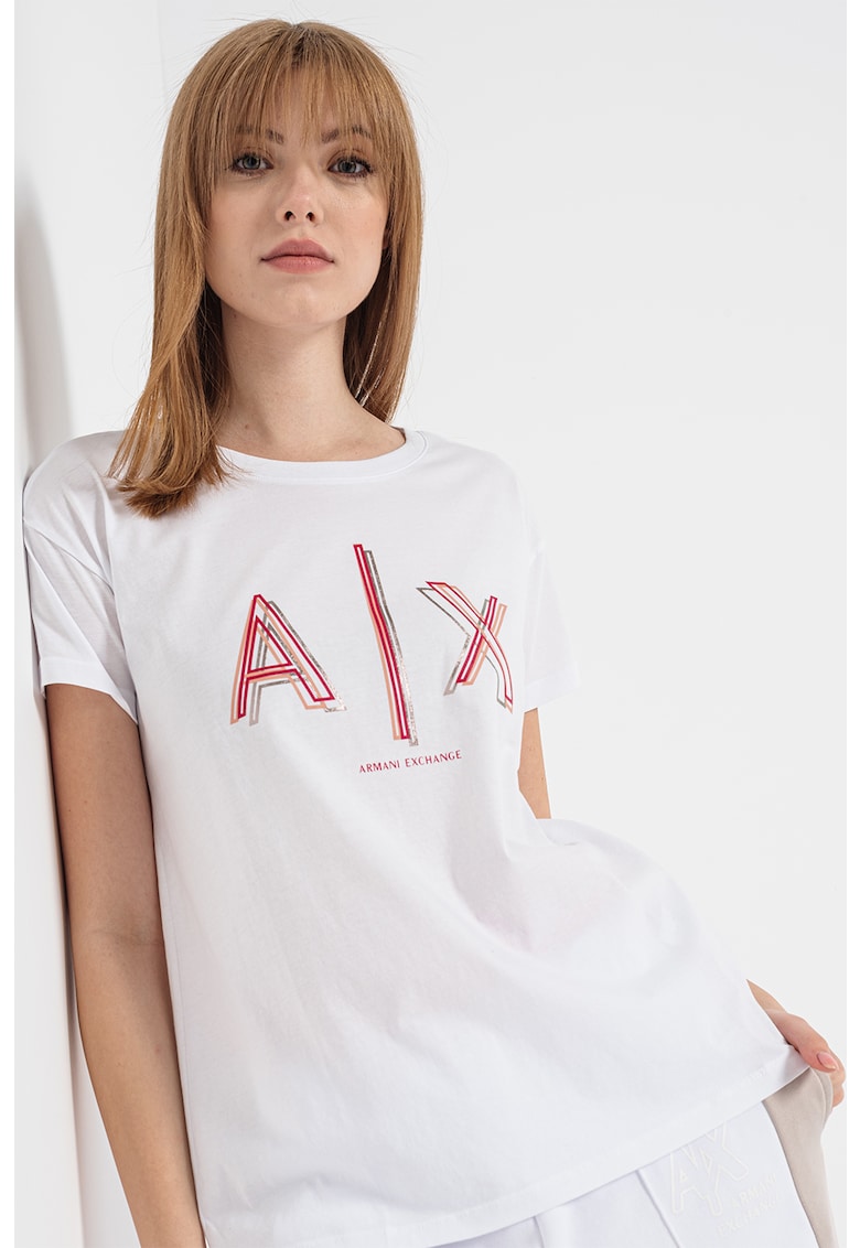 Тениска с лого ARMANI EXCHANGE