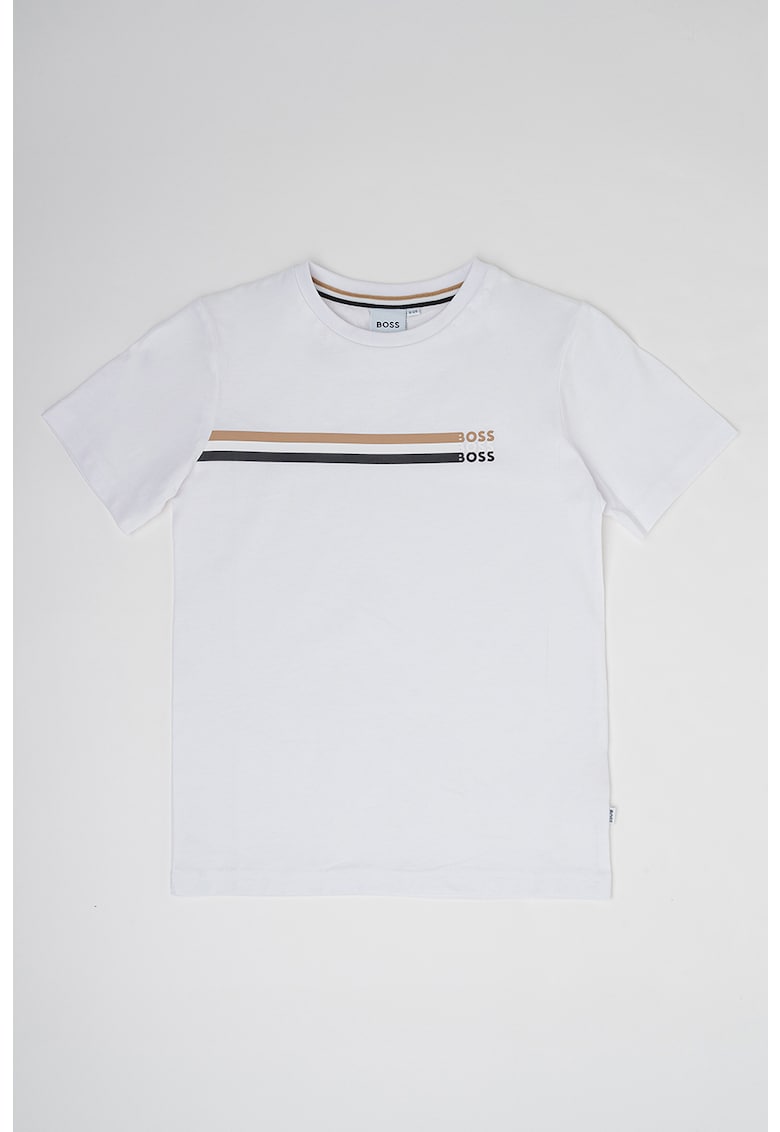 Тениска с лого BOSS Kidswear