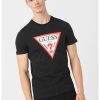 Тениска слим с лого GUESS