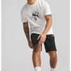 Тениска с овално деколте и лого Puma