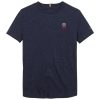 Тениска с овално деколте и лого Tommy Hilfiger