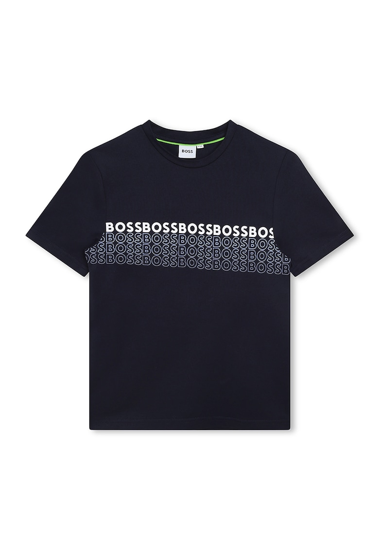 Тениска с принт BOSS Kidswear