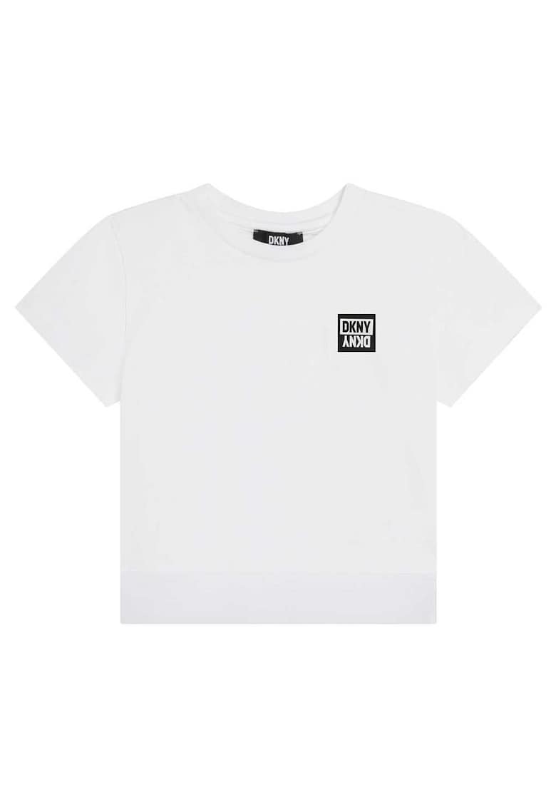 Тениска с пришито лого DKNY