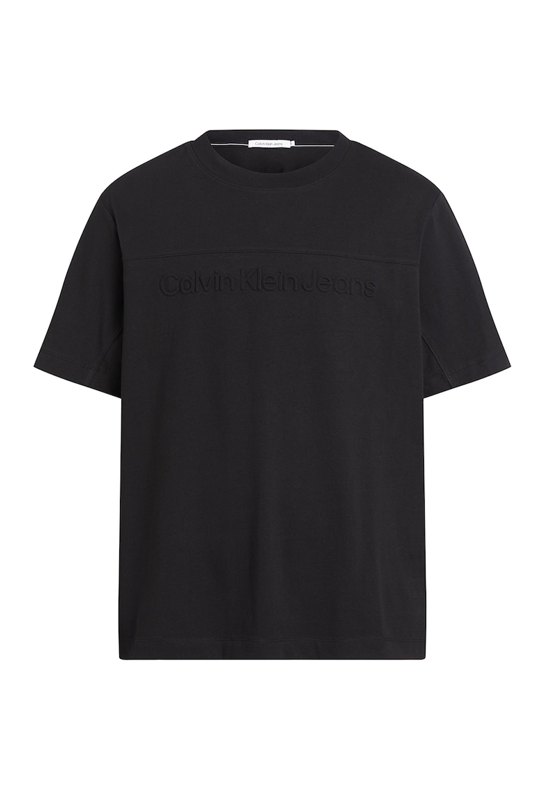 Тениска с релефно лого CALVIN KLEIN JEANS