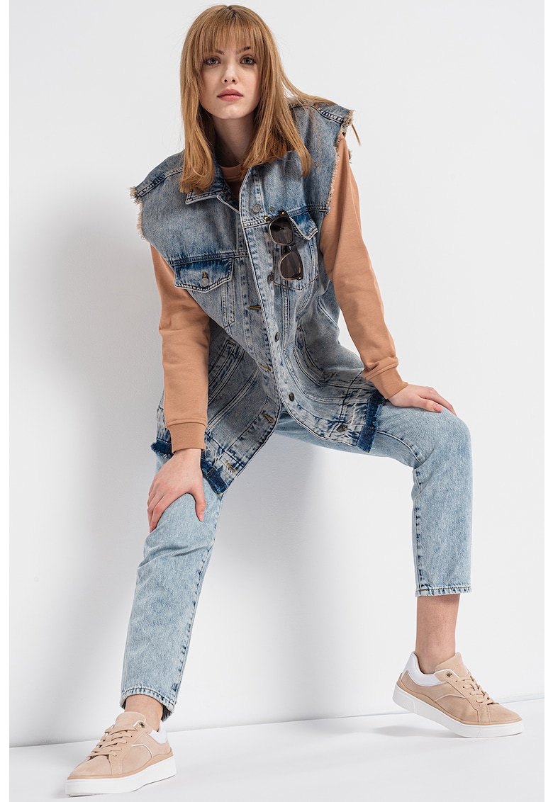 Уголемен дънков елек ARMANI EXCHANGE