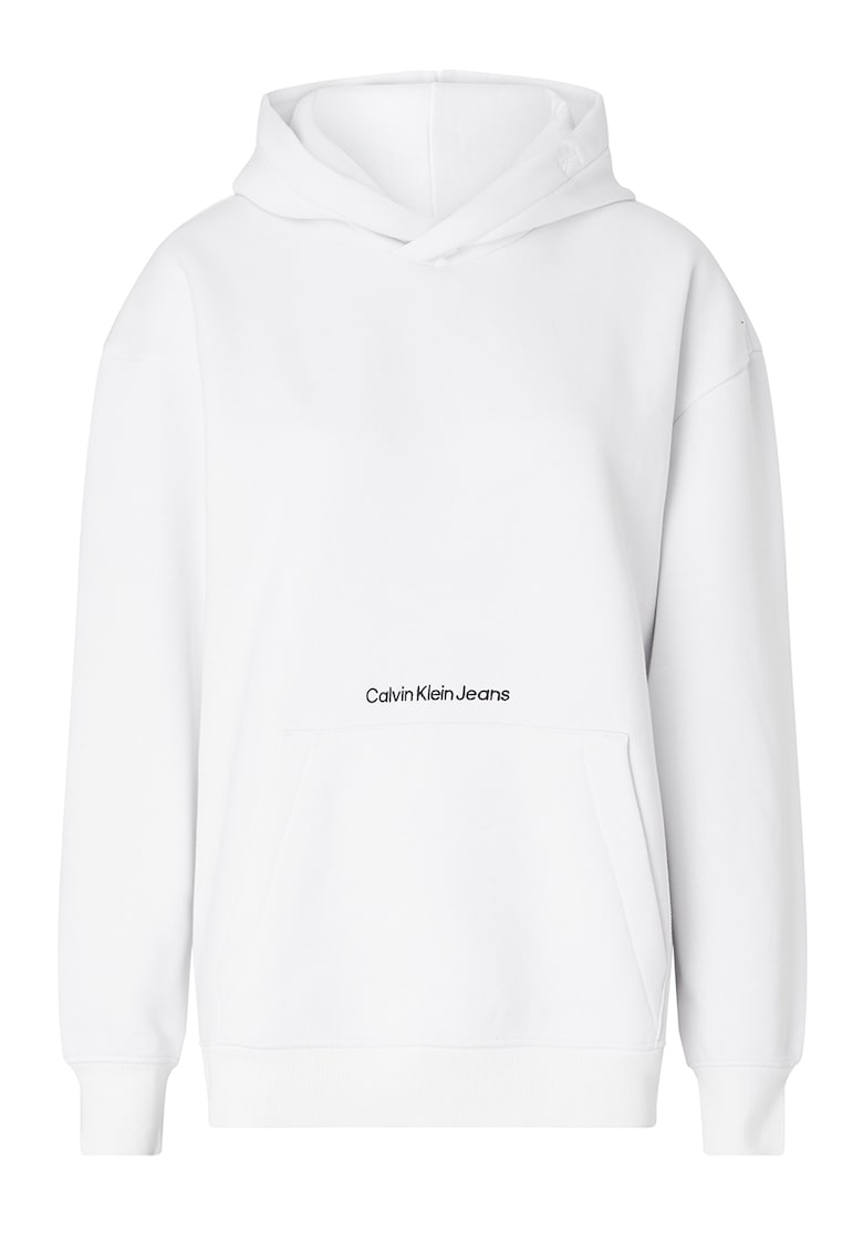 Уголемено худи с органичен памук CALVIN KLEIN JEANS