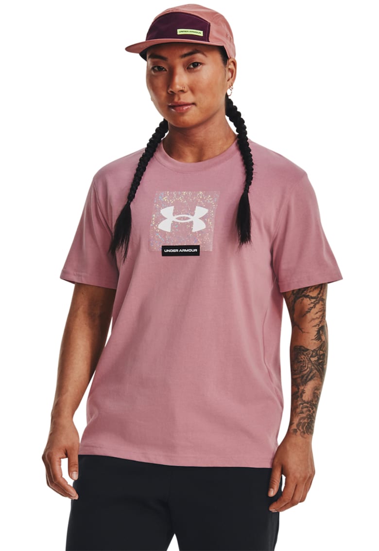 Унисекд фитнес тениска с лого Under Armour