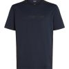 Фитнес тениска с овално деколте CALVIN KLEIN