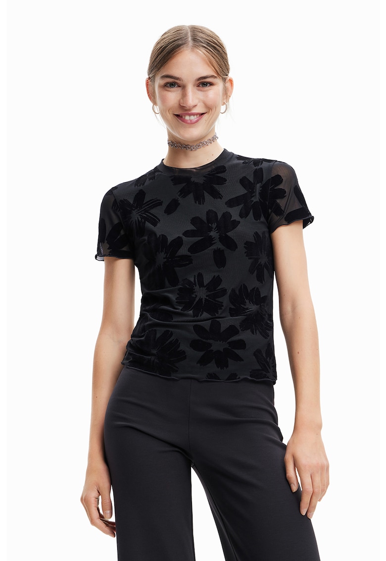 Флорална тениска DESIGUAL