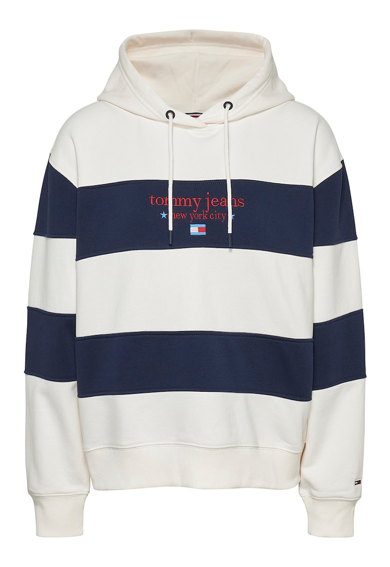 Худи с органичен памук с паднали ръкави Tommy Jeans