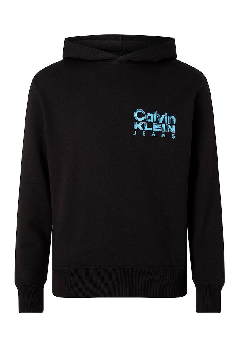 Худи с уголемено лого на гърба CALVIN KLEIN JEANS