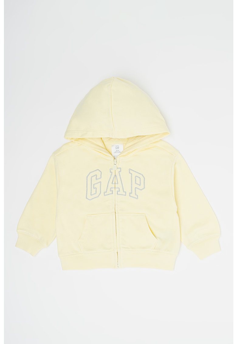 Худи с цип и принт GAP