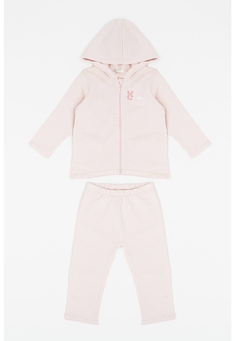 Худи с цип и спортен панталон United Colors of Benetton