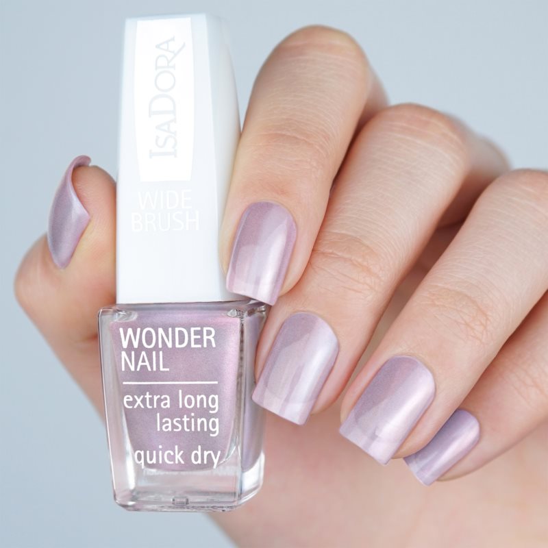 Wonder Nail IsaDora Wonder Nail бързозасъхващ лак за нокти цвят 580 Lavender Lush 6 мл.