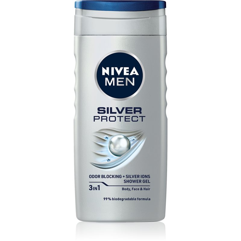 NIVEA MEN Silver Protect душ гел за мъже 250 мл.