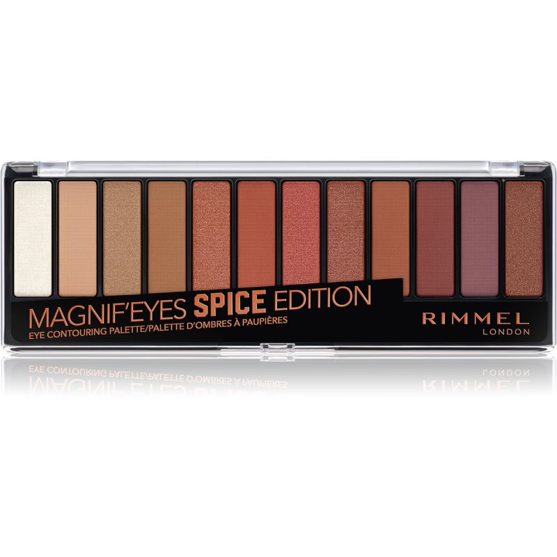 Rimmel Magnif’ Eyes палитра от сенки за очи цвят 005 Spice Edition 14.16 гр.