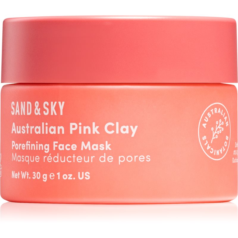 Sand & Sky Australian Pink Clay Porefining Face Mask детоксикираща маска за разширени пори 30 гр.