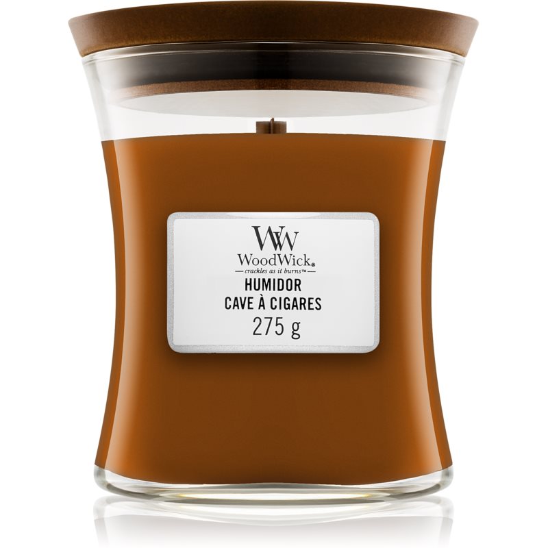 Woodwick Humidor ароматна свещ с дървен фитил 275 гр.