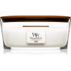 Woodwick Linen ароматна свещ с дървен фитил (hearthwick) 453.6 гр.