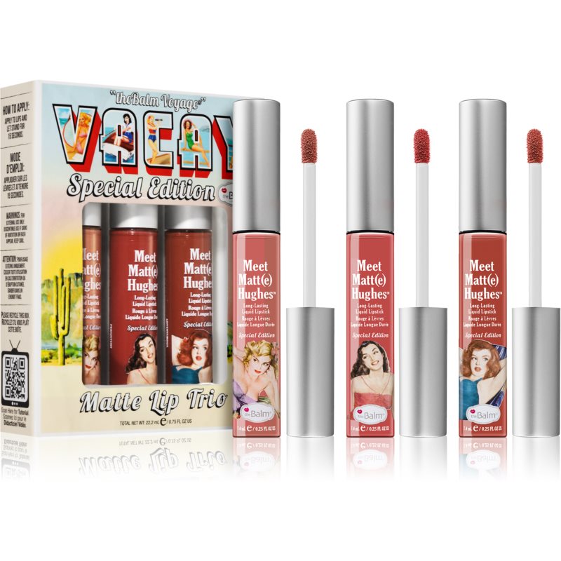 theBalm X Model Roz Voyage матов комплект за устни на ниска цена