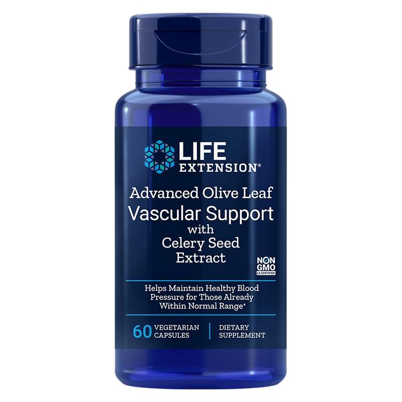 Advanced Olive Leaf with Celery Seed Extract/ В подкрепа на сърдечно-съдовата система х 60 капсули Life Extension на ниска цена