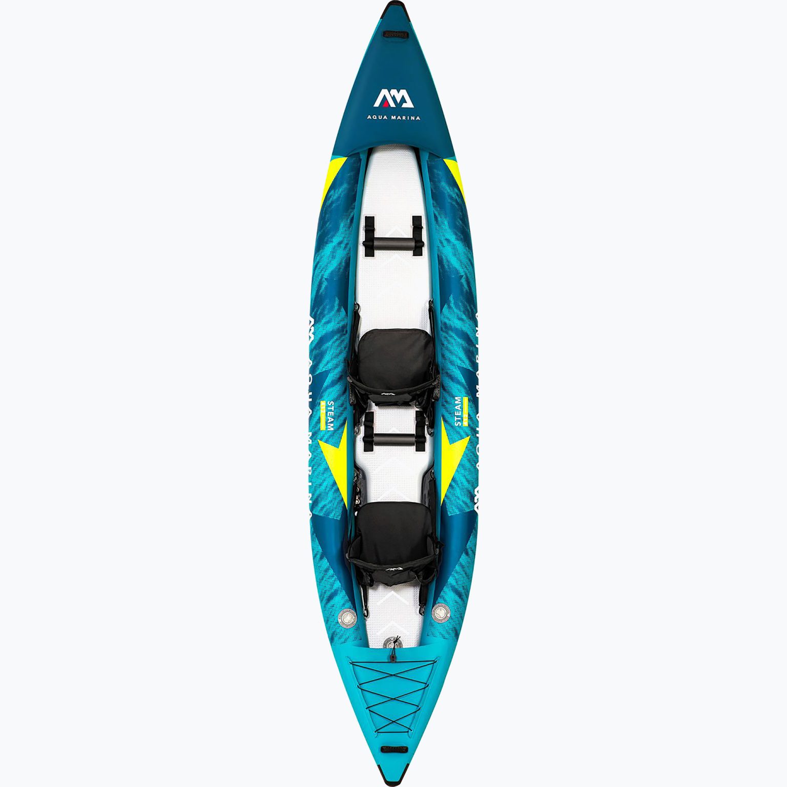 Aqua Marina Versatile/ Whitewater Kayak blue Steam-412 надуваем каяк за 2 човека 13'6″