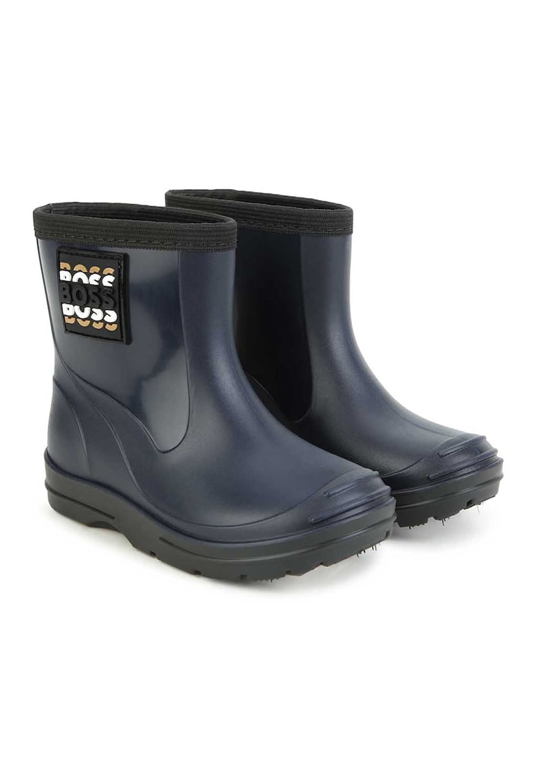 BOSS - Гумени ботуши с лого BOSS Kidswear