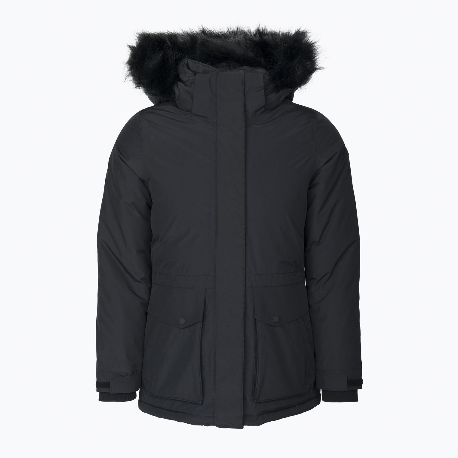 CMP Parka с цип и качулка дъждовно яке за жени черно 32K3206F