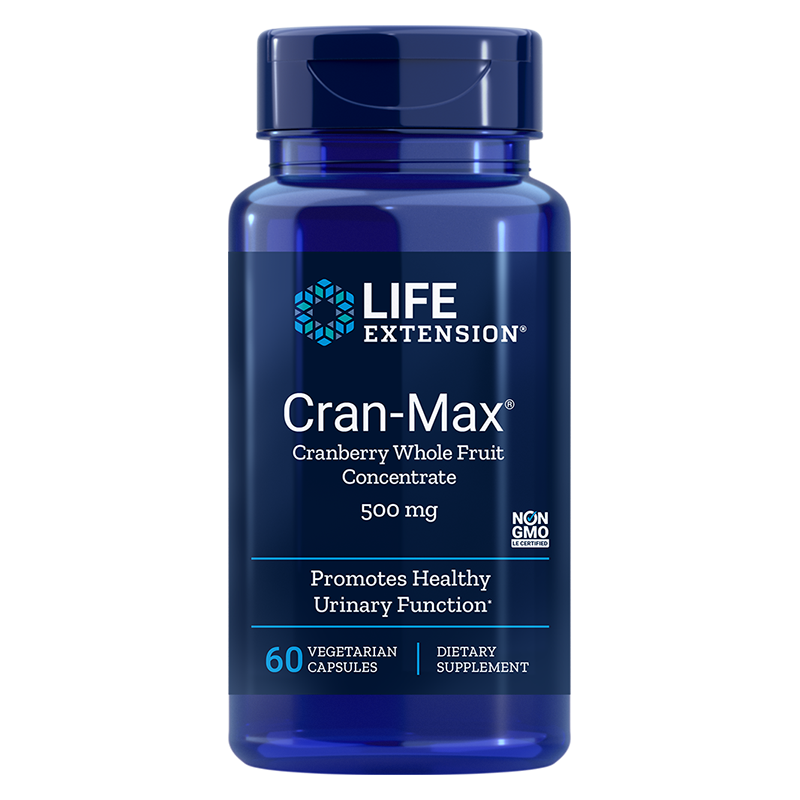 Cran-Max® Cranberry Concentrate/ Червена боровинка 500 mg x 60 капсули Life Extension на ниска цена