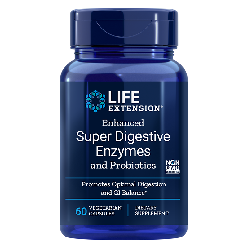 Enhanced Super Digestive Enzymes with Probiotics/ Храносмилателни ензими с Пробиотици х 60 капсули Life Extension на ниска цена