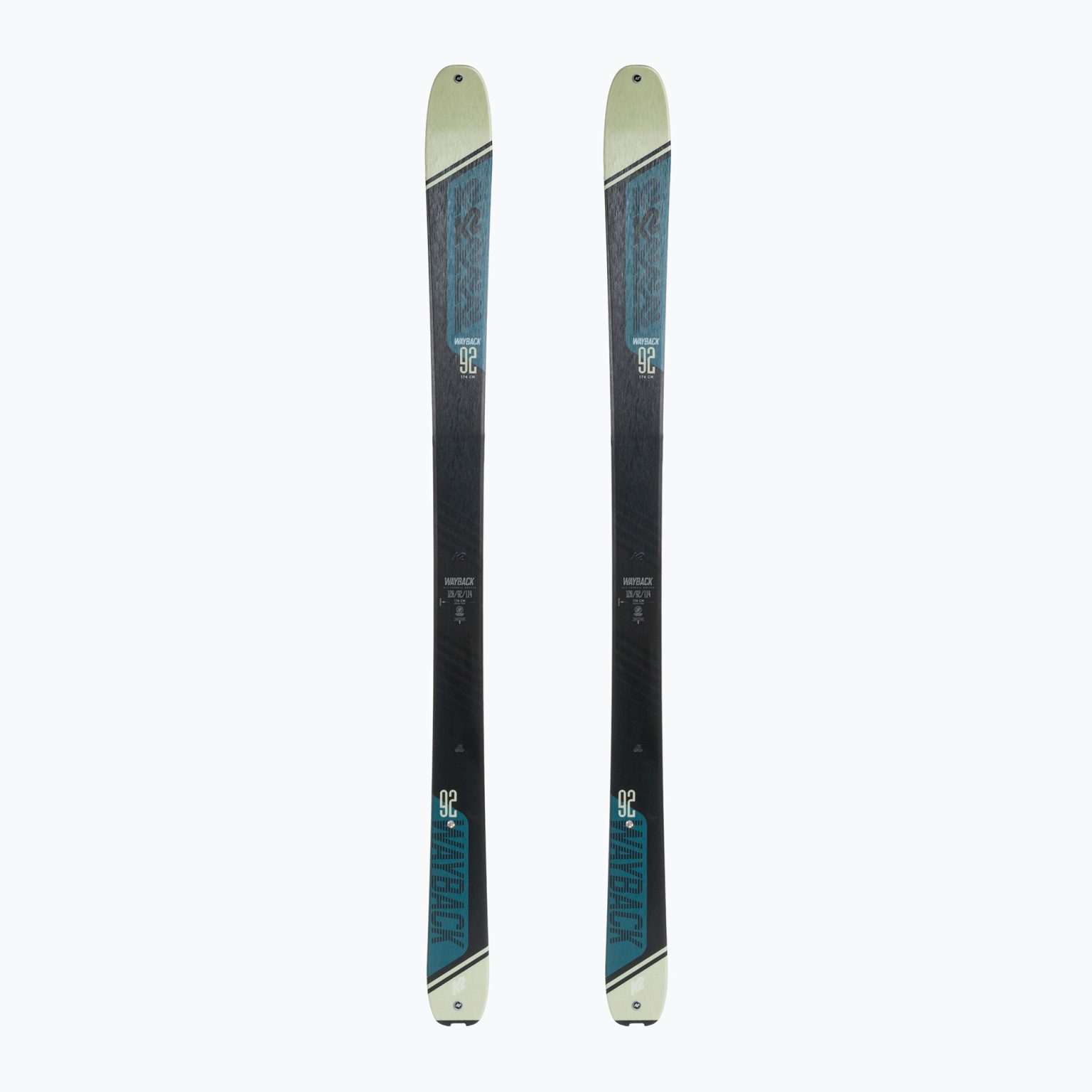 K2 Wayback 92 сиво-сини ски 10G0205.101.1