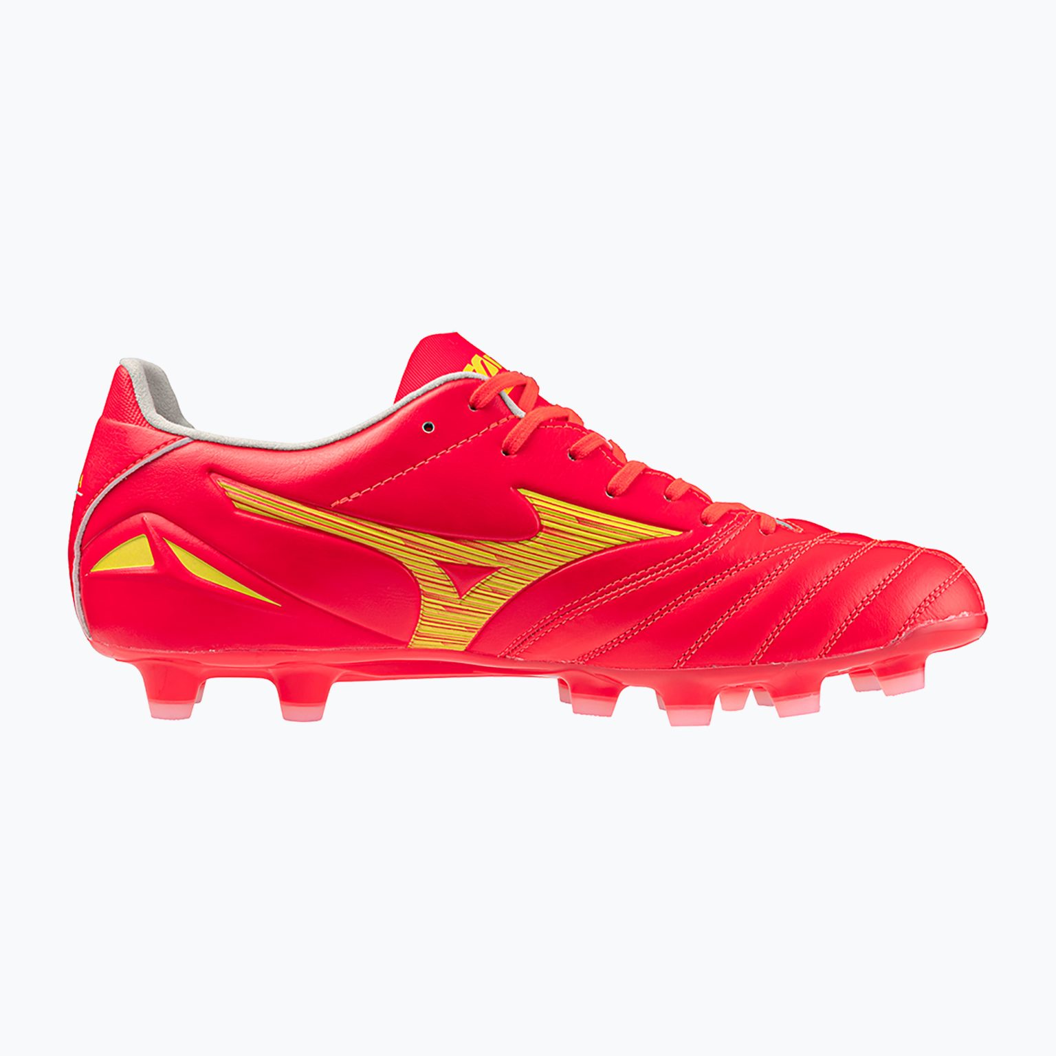 Mizuno Morelia Neo IV Pro AG мъжки футболни обувки flery coral2/ bolt2/ flery coral2