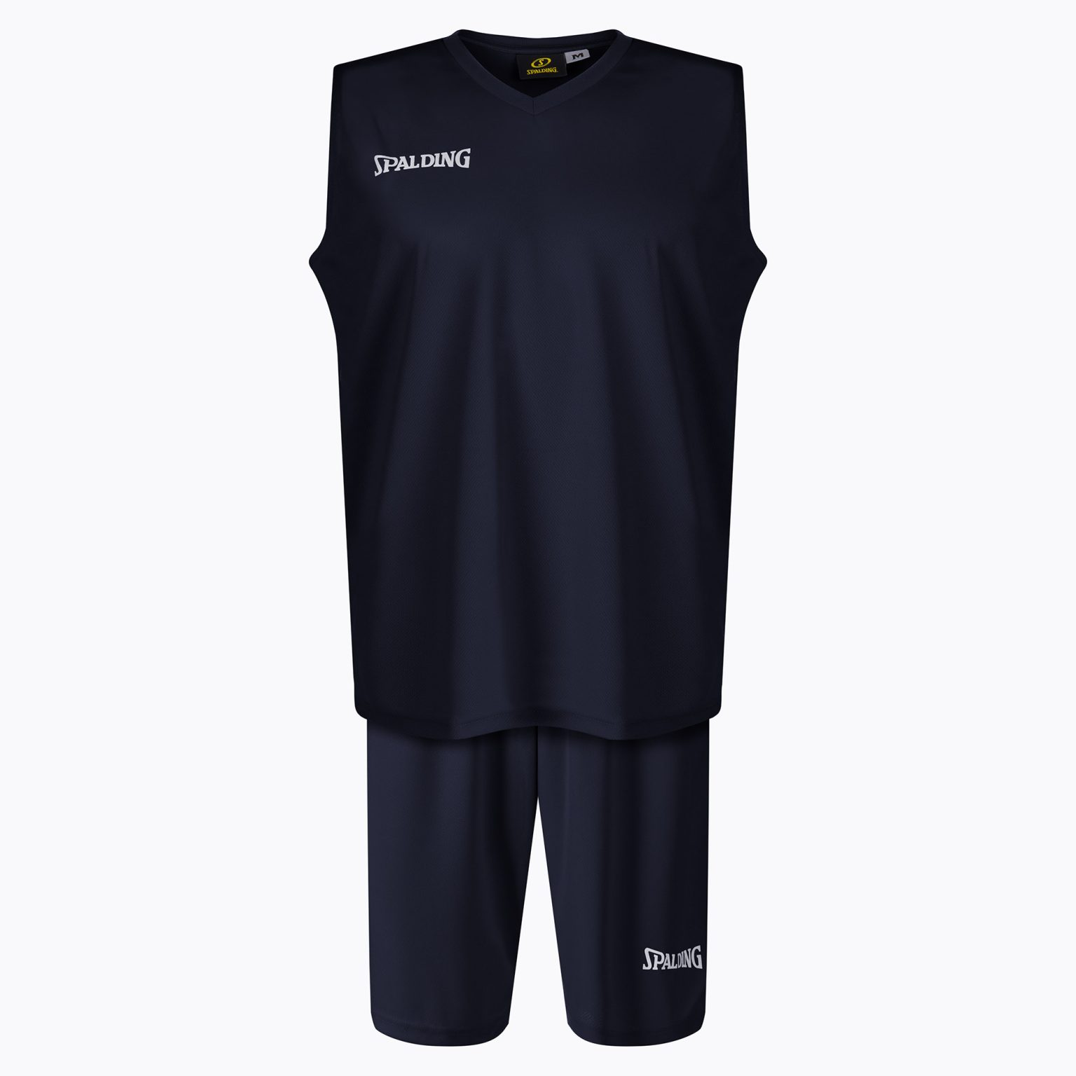 Spalding Atlanta 21 мъжки баскетболен комплект шорти + фланелка тъмно синьо SP031001A222