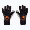 Uhlsport Speed Contact Supergrip+ Reflex Вратарски ръкавици черно и бяло 101125901