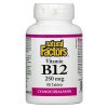 Vitamin B12/ Витамин В12 (цианокобаламин) 250 mcg х 90 таблетки Natural Factors