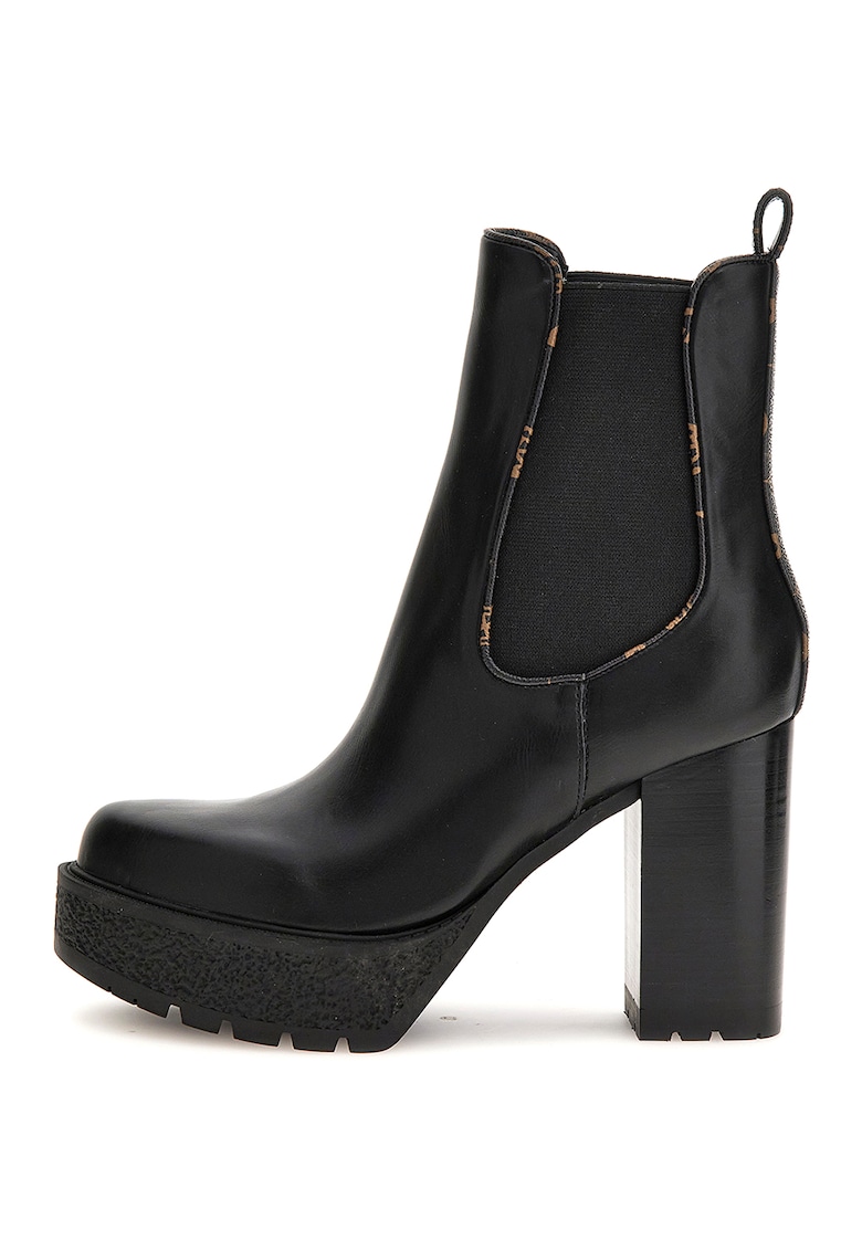 Боти Chelsea от еко кожа с масивен ток Guess