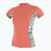 Дамски бански O'Neill Side Print Rash Guard orange 5405S