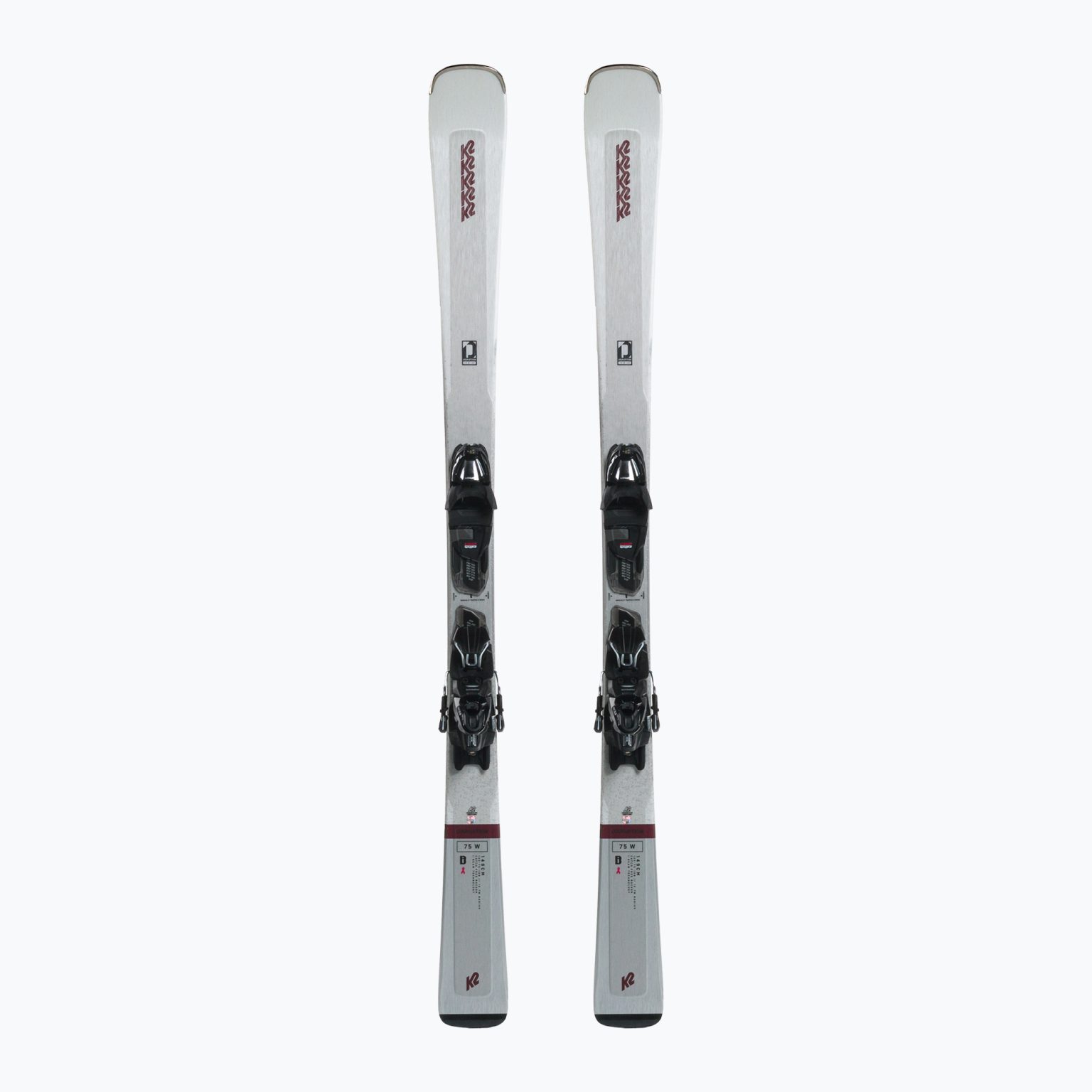 Дамски ски за спускане K2 Disruption 75 W + 10 Quikclik Free white 10G0408.173.1