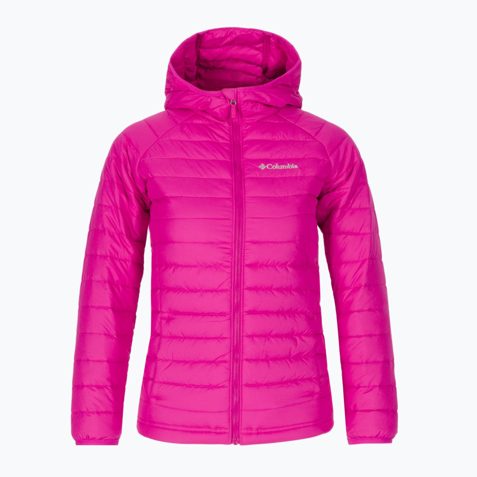 Детско пухено яке Columbia Powder Lite с качулка Pink 1802931