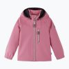 Детско софтшел яке Reima Vantti sunset pink