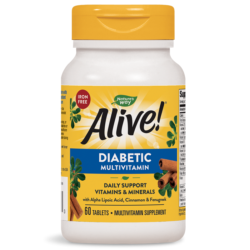 Мултивитамини за диабетици Алайв - Alive! Diabetic Multivitamin