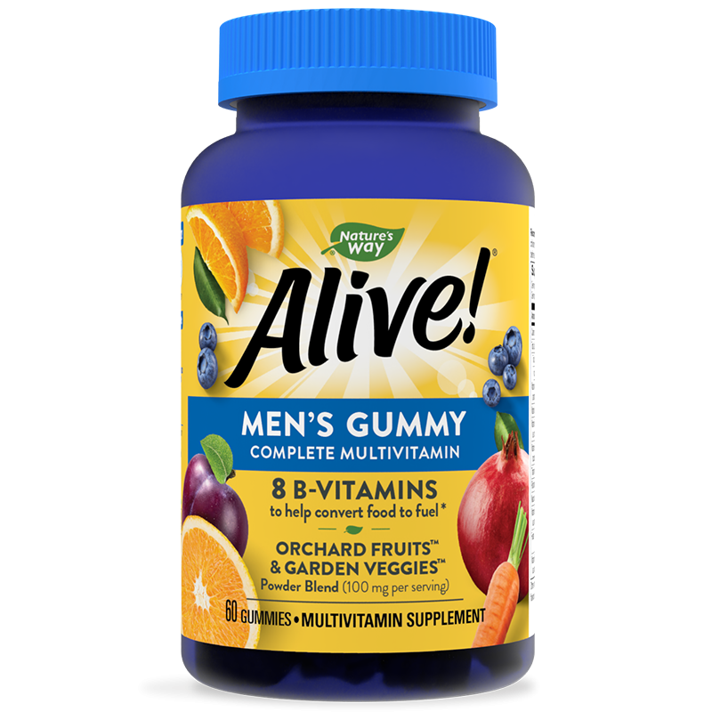 Мултивитамини за мъже Алайв - Alive! Men’s Gummy Complete Multivitamin
